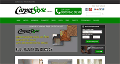 Desktop Screenshot of carpetstyle.com