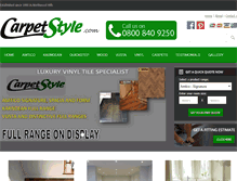 Tablet Screenshot of carpetstyle.com